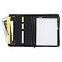 Samsill Regal Leather Zippered Padfolio, Black (70730)~#|#~4984D5DF-8A8A-4657-906D3AD1846B06DD_sc7