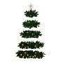 Nearly Natural 5-ft Artificial Wall Hanging Christmas Tree with 50 Warm White LED Lights (T4787)~#|#~498C5494-24AC-4225-99317DFE6E93FD19_sc7
