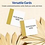 Avery Pre-Printed Gold-Dipped Edge Design Matte Blank Card, White, 120/Pack (S00-DJT)~#|#~498EAFE6-5307-4CCA-9C468A2AD20ABDE1_sc7