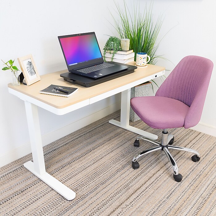 Mount-It! Adjustable Standing Keyboard and Mouse Platform, Black