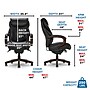 La-Z-Boy Hyland Ergonomic Bonded Leather Swivel Executive Chair, Black/Mahogany Wood (45779A)~#|#~49997001-0DB9-478A-B01230DFE8303664_sc7