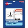 Avery Rectangle Scalloped Laser Multipurpose Labels, 2" x 3", White, 400/Box (19479399398)~#|#~49A3DF5F-AFC9-4952-976F98DD4FC48B43_sc7