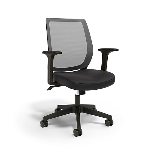 Office Chair Bonded Leather Black - Room Essentials™