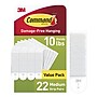 Command Medium Picture Hanging Strips, 12 lb., White, 22 Pairs/Pack (17204-22NA)~#|#~49A702DA-EA00-4A8B-B0BAAF7A97A62348_sc7