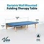 Viva Comfort Therapy Wall Mounted Folding Treatment Table, 500 lbs. Capacity, Blue (ADI996-06-BLU-MK)~#|#~49A9BA59-926E-40D9-B11A6160A9B9B2E9_sc7