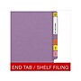Medical Arts Press Reinforced End Tab File Folder, Straight Cut, Letter-Size, Lavender, 250/Carton (S-01602-LAV-B)~#|#~49ABD3F5-6D89-4EF8-9D0587D02F2696D9_sc7