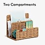 U Brands Somerset Woven Letter Sorter, Letter Size, Brown (6088U01-12)~#|#~49AC0407-A47E-46AC-800A708ED9716915_sc7
