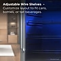 TCL LED Display Glass Door Refrigerator, 5.3 Cu. Ft., Stainless Steel (TRV161BAS)~#|#~49AD4017-84CB-4434-8C6A1AC11BA20A9F_sc7