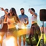 Gemini AS Series True Wireless Bluetooth PA Speaker with Microphone System & Adjustable Speaker Stand, Black (KITGCIAUDIO01)~#|#~49BB4937-8C6A-4780-A6CD48A34D76F58D_sc7