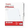 Staples Legal Index Dividers, A-Z, White (18872/11374)~#|#~49BDB268-726D-4D70-A10A26DD0BB88640_sc7