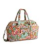 Vera Bradley Large Miramar 19.5" Nylon Carry-On Weekender, Leaf Me Not Paisley (50520-22537)~#|#~49BDD80E-9F6E-42D8-90FABB7F6D7D35B1_sc7
