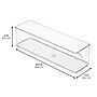 iDESIGN Stackable Plastic Storage Bin, 4" x 14.5"x 4", Clear, 3/Pack (28983M3)~#|#~49BE3BD8-B592-449A-88CC149A4ABB5827_sc7