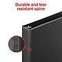Staples 1" 3-Ring Non-View Binder, D-Ring, Black (26407-CC)~#|#~49C9137B-2838-46AF-9950D34BB87122AF_sc7
