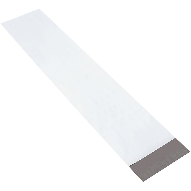 8.5" x 39" Poly Mailer, White, 100/Carton (LPM839) image 1