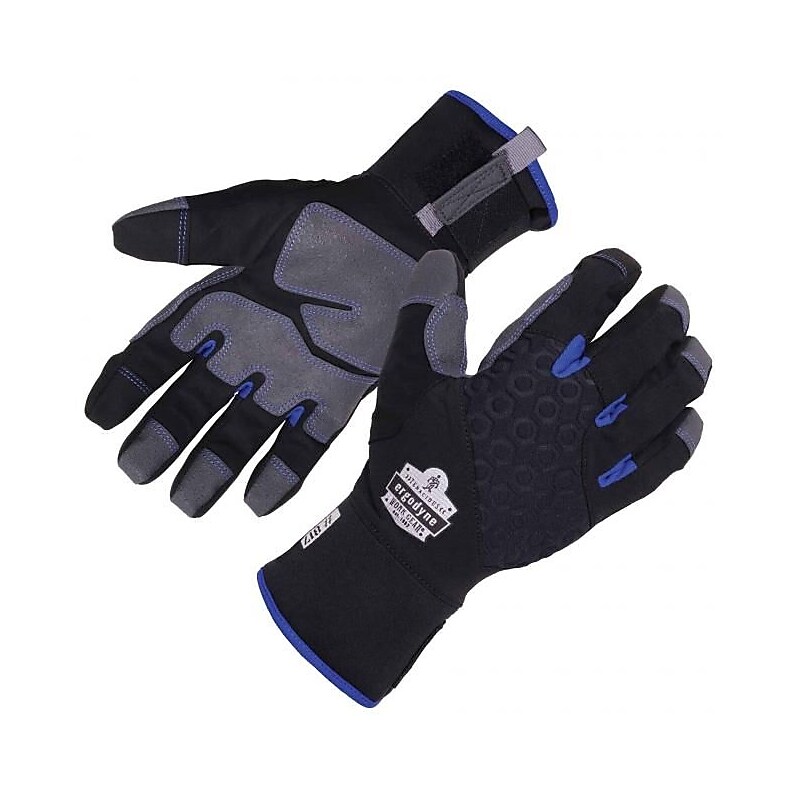 ProFlex 817 Reinforced Thermal Utility Gloves, Black, Large (17354) image 1