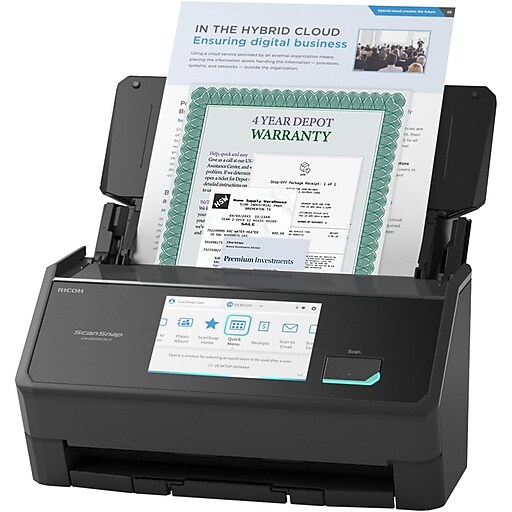 scan snap ix1300★RICOH★ブラック★ ScanSnap iX1300 Compact Wi-Fi Scanner for PC and Mac