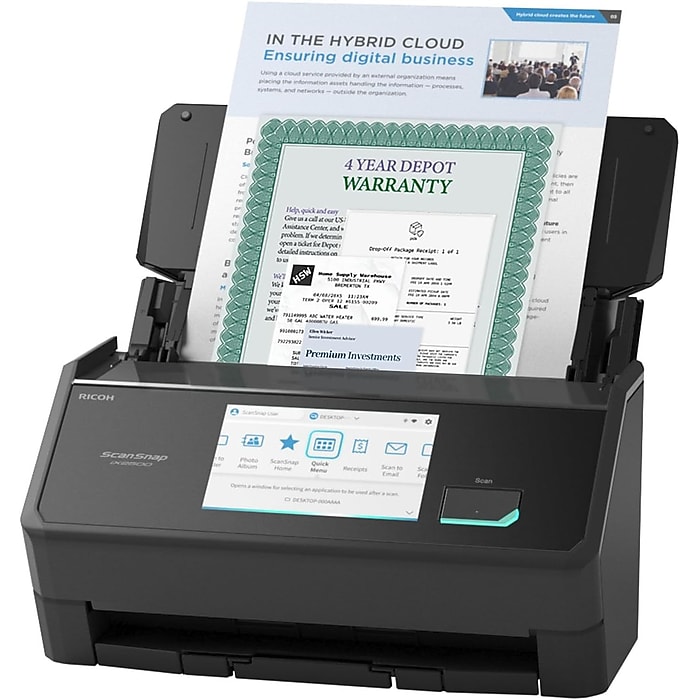 新品未使用RICOH ScanSnap iX2500 FI-IX2500W Ricoh ScanSnap iX2500 - Standard - document scanner