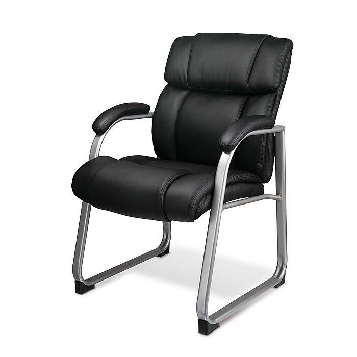 Staples Guest & Reception Chair, Bonded Leather | Staples