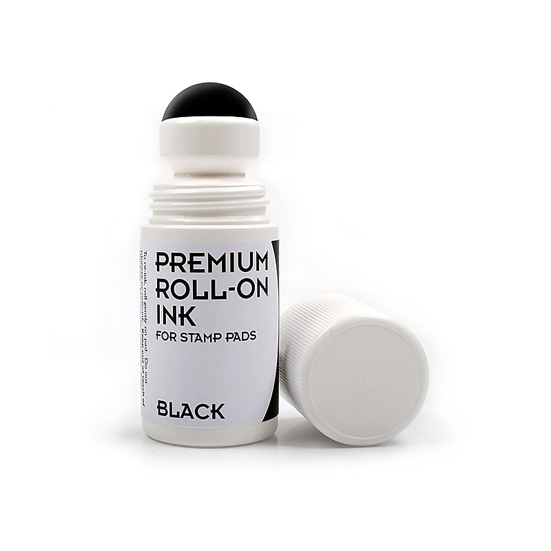 Carter's Neat-Flo Stamp Pad Ink Refill, 2 oz. Bottle, Black (21448) image 1