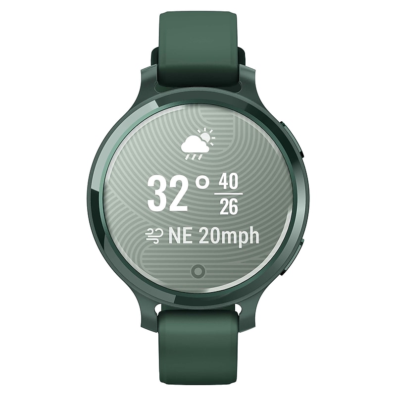 Garmin Lily 2 Active Smartwatch, GPS, 38mm, Jasper Green Case & Silicone Band (010-02891-02) image 1