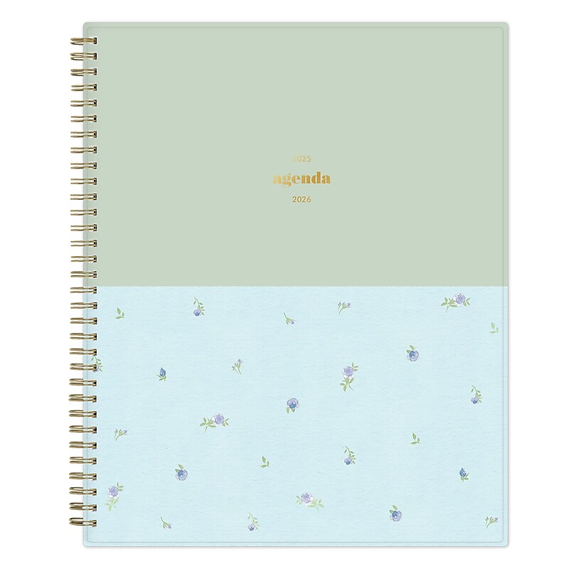 2025-2026 Blue Sky Sincerely Jules Holland Block 8.5" x 11" Weekly & Monthly Planner, Plastic Cover, Multicolored (155336) image 1