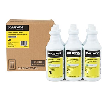 Coastwide Professional All-Purpose Cleaner, Citrus, 32 Fl. Oz., 6/Carton (CW780032-A)