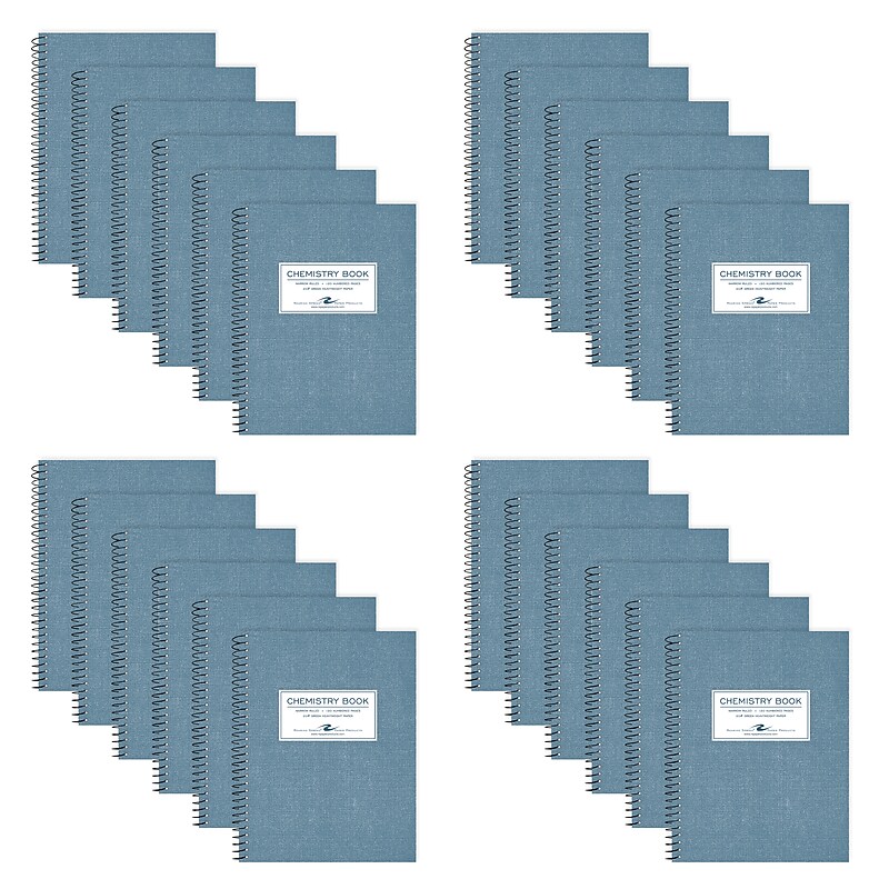 Roaring Spring Paper Products 1-Subject Computation Notebooks, 7.5" x 9.75", Narrow Ruled, 60 Sheets, Blue, 24/Carton (77572cs) image 1