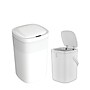 Nine Stars Plastic Motion Sensor Trash Cans, White, 2/Pack (CB50-36/12-36WH)~#|#~49E57C2B-B26E-4246-A3E21F0882AF6FC7_sc7
