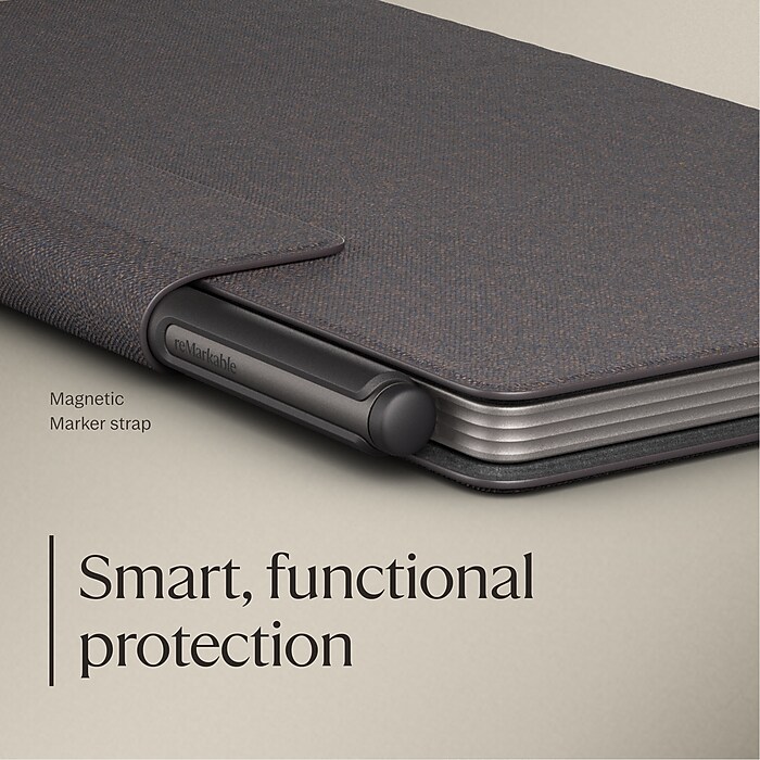 Folio Book Pour Remarkable Paper Pro – Tissage Mosaïque Basalte – Neuf