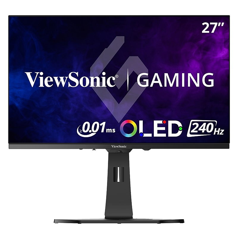 ViewSonic 26.5" 240Hz LED Gaming Monitor, White (XG272-2K-OLED) image 1
