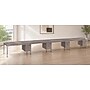 Boss Office Products Simple System 60"W Office Desk with Pedestal, Driftwood, 4/Set (SGSD010-201)~#|#~49EA2DE3-BDB0-47C6-95BF1F375FF87BD1_sc7