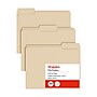 Staples File Folders, Letter Size, 1/3‑Cut Tabs, Manila, Durable Paper Stock, 100/Pack~#|#~49EE202D-F1EA-43F3-9EC332C2A143C827_sc7