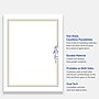 Avery Gold & Navy Border with Florals Matte Blank Card, White, 10/Pack (S00-DPJ)~#|#~49EE8264-AA05-4CFF-A4D6DC4C246D13D2_sc7