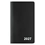 2027 Staples 3.63" x 6.38" Weekly & Monthly Planner, Faux Leather Cover, Black (ST12937-27)~#|#~49F020A0-953A-4DA8-9C7969A87233C97B_sc7