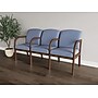 Lesro Weston 3-Seat Tandem Seating, Chambray Light Navy/Riftwood Walnut (WS3103.WRW-01CHLN)~#|#~49F5764F-1EBA-4E25-B1CB03A8072EFE30_sc7