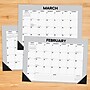 2027 Willow Creek Pinstripe 17" x 12" Monthly Desk Pad Calendar, Assorted Colors (66492)~#|#~49FC5B52-1325-44C7-944652EBEE0C6DA9_sc7