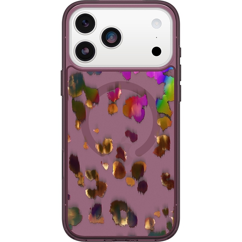 OtterBox Symmetry MagSafe Phone Case for Apple iPhone 17 Pro Max, Shock Absorbing, Leopard Shift (77-98908) image 1