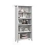 Bush Home Salinas Tall 5 Shelf Bookcase, Pure White (SAB132G2W-03)~#|#~4A073797-30A2-4EBD-9DDE47BD50E97E55_sc7