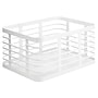 mDesign Steel Organizer, Matte White (25931) ~#|#~4A07BFFD-AEA8-4A02-B368ECDE3B8636B2_sc7
