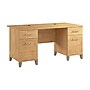 Bush Home Somerset 60" W Office Computer Desk with Drawers, Maple Cross (WC81428K)~#|#~4A082653-2873-4568-B88158C10A0BA797_sc7