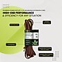 GoGreen Power 12' Extension Cord, 3-Outlet, 16 AWG, Brown (GG-24812-3)~#|#~4A089BD9-7961-4166-80B22FAC41DFDD19_sc7