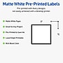 Avery Laser/Inkjet Square Multipurpose Labels, 3" x 3", White, 60/Pack (S00DM3)~#|#~4A08AB19-128E-4468-B2D0F2442A152818_sc7