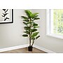 Monarch Specialties Inc. 61" Artificial Monstera Tree in Pot (I 9522)~#|#~4A105FF0-B807-43CF-B028FF67231C5772_sc7