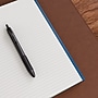 Staples Pro120 Elite™ Flexible Cover Journal, 8" x 10", Narrow Ruled, Navy Blue, 162 Pages (ST63374)~#|#~4A1435C1-87E8-4DE1-919B8B43CF9381D3_sc7