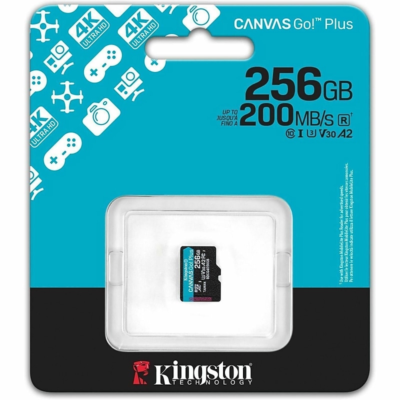 Kingston Canvas Go Plus microSDXC Card 256GB image 1