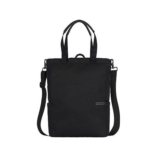 Bugatti Madison Nylon Convertible Tote Bag, Black (CNV2538BU