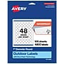 Avery Round Laser Multipurpose Labels, 1" Dia., White, 4800/Box (19479399403)~#|#~4A1AA32C-88D4-4D36-B90C90BD5FD1F699_sc7