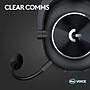 Logitech PRO X 2 LIGHTSPEED Wireless Bluetooth Stereo Gaming Over-the-Ear Headset, 3.5mm, Black (981-001262)~#|#~4A20A705-A302-4189-827BBC1D42E20894_sc7