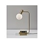 Adesso Windsor LED Desk Lamp, 17.5", Antique Brass/White (3214-21)~#|#~4A2196BE-1015-433F-A164E0AC12E0C62B_sc7