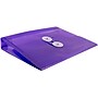 JAM Paper Premium Plastic Filing Envelope with Button & String Closure, Purple, 3/Pack (920B1PUX3)~#|#~4A233CF5-A7A4-4F4C-90F777C62DFD44C9_sc7